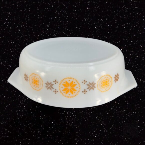 Vintage Pyrex Town & Country 2.5 Quart Casserole Oval Dish Without Lid Bowl VTG - Picture 11 of 16